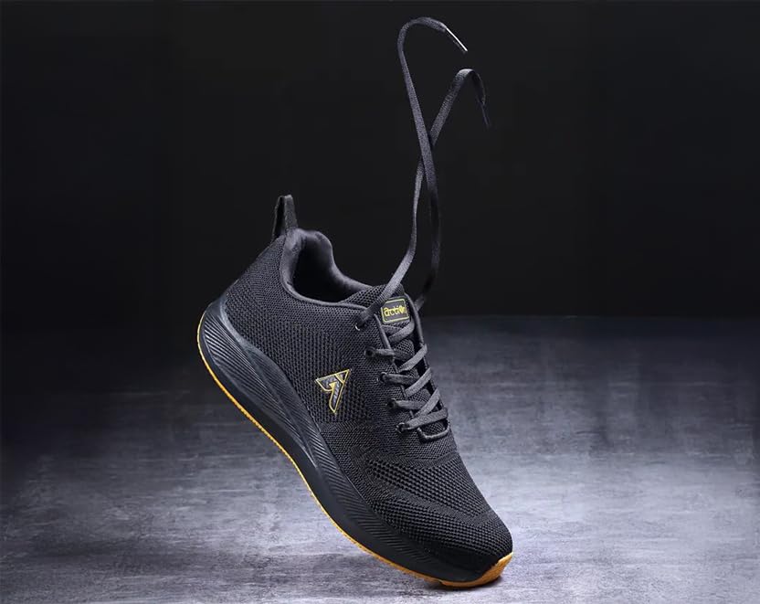 Image of Action | Athleo | ATG-496 | Men's | Lace-Up | Running | Shoes | Comfortable | Lightweight | Breathable | Durable | Sports | Shoes