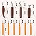 syizyen 26 IN 1 Wood Carving Tools Kit for Beginners, Complete Woodworking Tools Set Including 4 Wood Knives and 6 Chisels, Wood Whittling Starter Kit for Woodworking DIY Hobby Projects