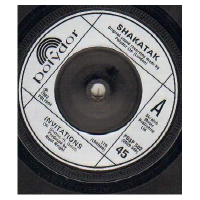 SHAKATAK - INVITATIONS - 7 inch single - 7 inch vinyl / 45