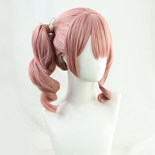 Miniatura 3 de XiongXiongLe Mochizuki - Peluca Honami para Halloween, cosplay, anime, Halloween, largo medio, marrón, para mujer, peluca de repuesto para fiesta,
