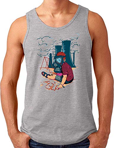Débardeur OM3 Toxic-Air-Pollution homme grande taille XXXXL coupe ample confortable
