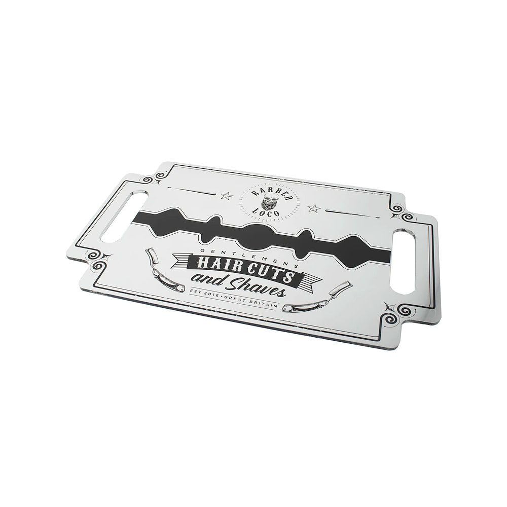 Agenda Barber Loco Razor Blade Mirror Plexiglass