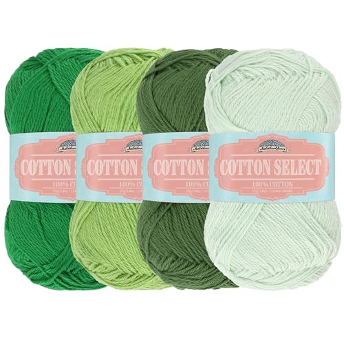 JubileeYarn Cotton Select Yarn - 50g/Skein Sport...