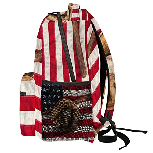 Baseball Backpacks Large 18 Inch Bookbag Shoulder School Computer Hiking Gym Travel Casual Travel Daypack #TOP2