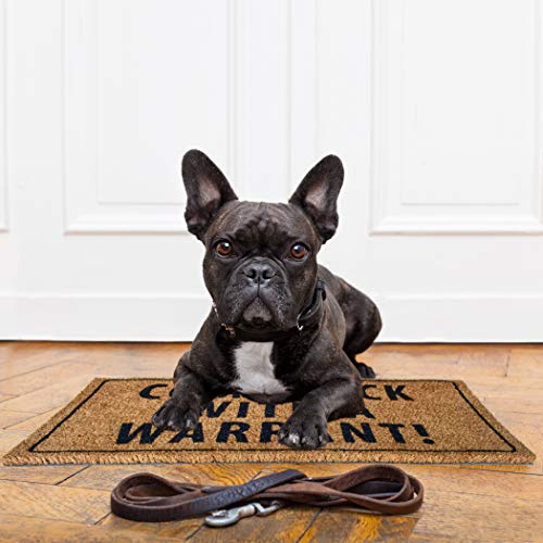 Ninamar Door Mat Come Back With A Warrant Natural Coir – 29.5 X 17.5 Inch #TOP2