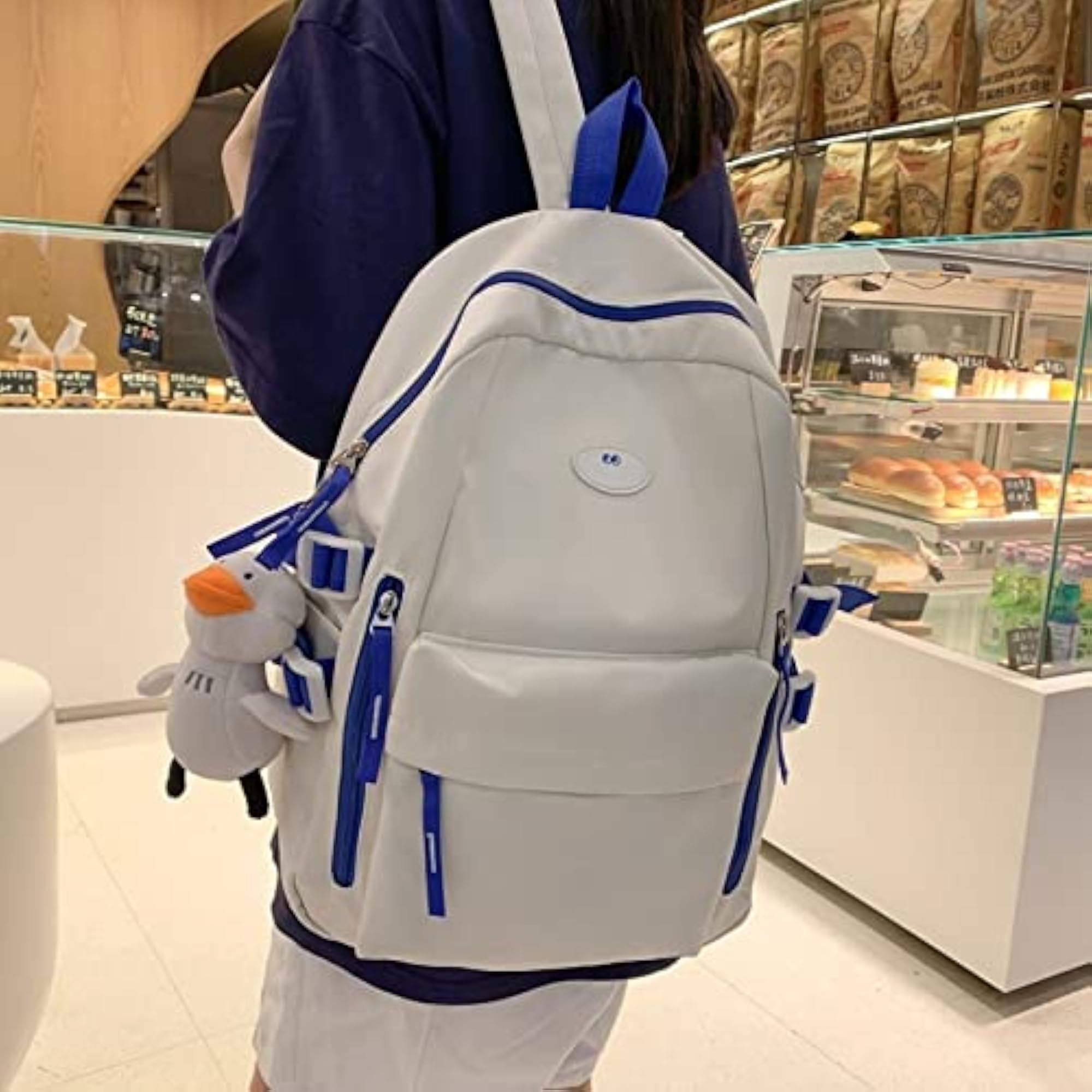 Double Zipper Ladies Casual Travel Backpack, Lightweight