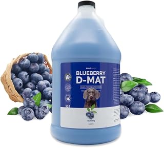 Bark2Basics Blueberry D-Mat Dog Conditioner 1 Gallon - Natural Detangler, Static Eliminator, Deshedding Aid for Pets