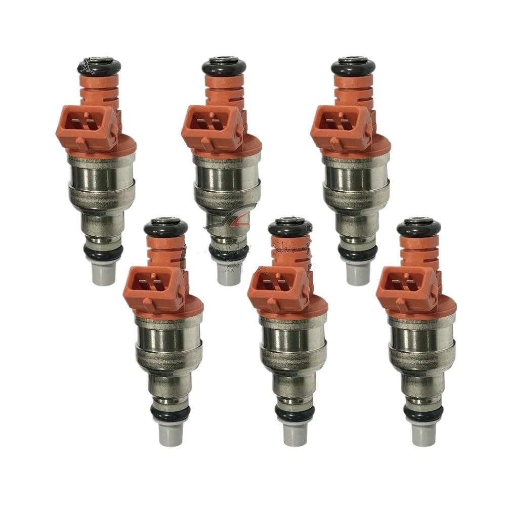 Fghdssa 6Pcs Car Fuel Injector Nozzle For Dodge For Chrysler Plymouth Voyager V6 3.0L 92-2000 Fuel Injectors Md158484 Inp-066