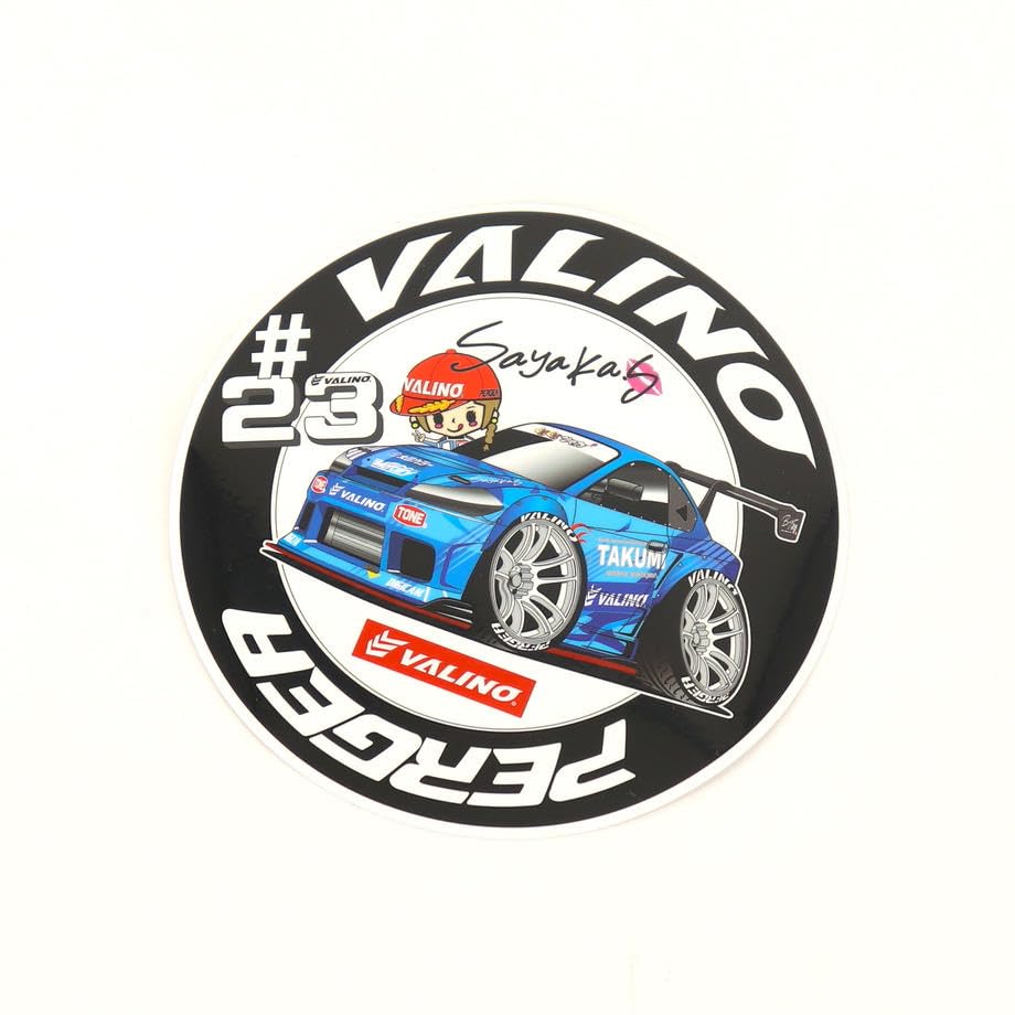 Amazon.co.jp: 下田紗弥加 選手×VALINO コラボ タイヤステッカーD1GP