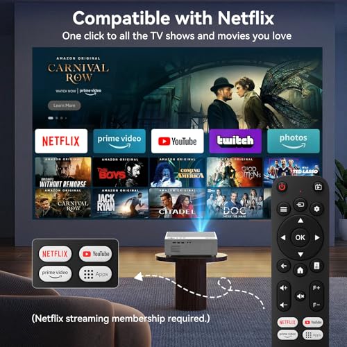 Smart 1080p Movie Projector