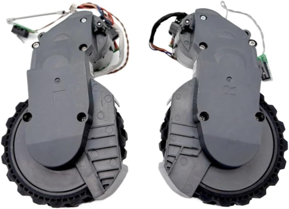 ，Compatible For Roborock， Branded Walking Wheel L+R Right Side Optional ，Compatible For Q Revo Curv Robot Vacuum Cleaner Accessory Parts(Large)