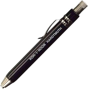 KOH-I-NOOR Black Mechanical Pencil With Sharpener - 3.2mm 5358
