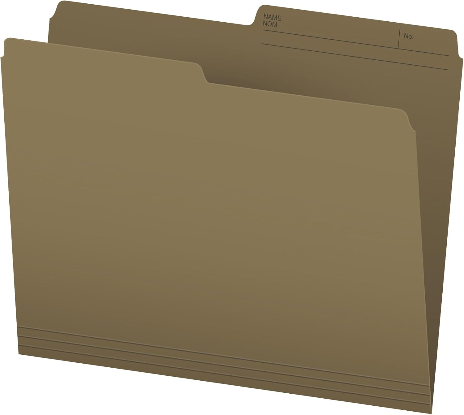 Pendaflex File Folders, Letter Size Reversible File Organizers, 1/2 Cut Tab, Natural Sand, Durable Tear-Resistant Paper Stock, 100-Pack for Office, School & Home Filing