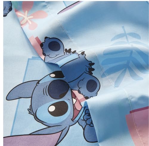 Parure de lit enfant Lilo et Stitch avec housse couette drap lit simple