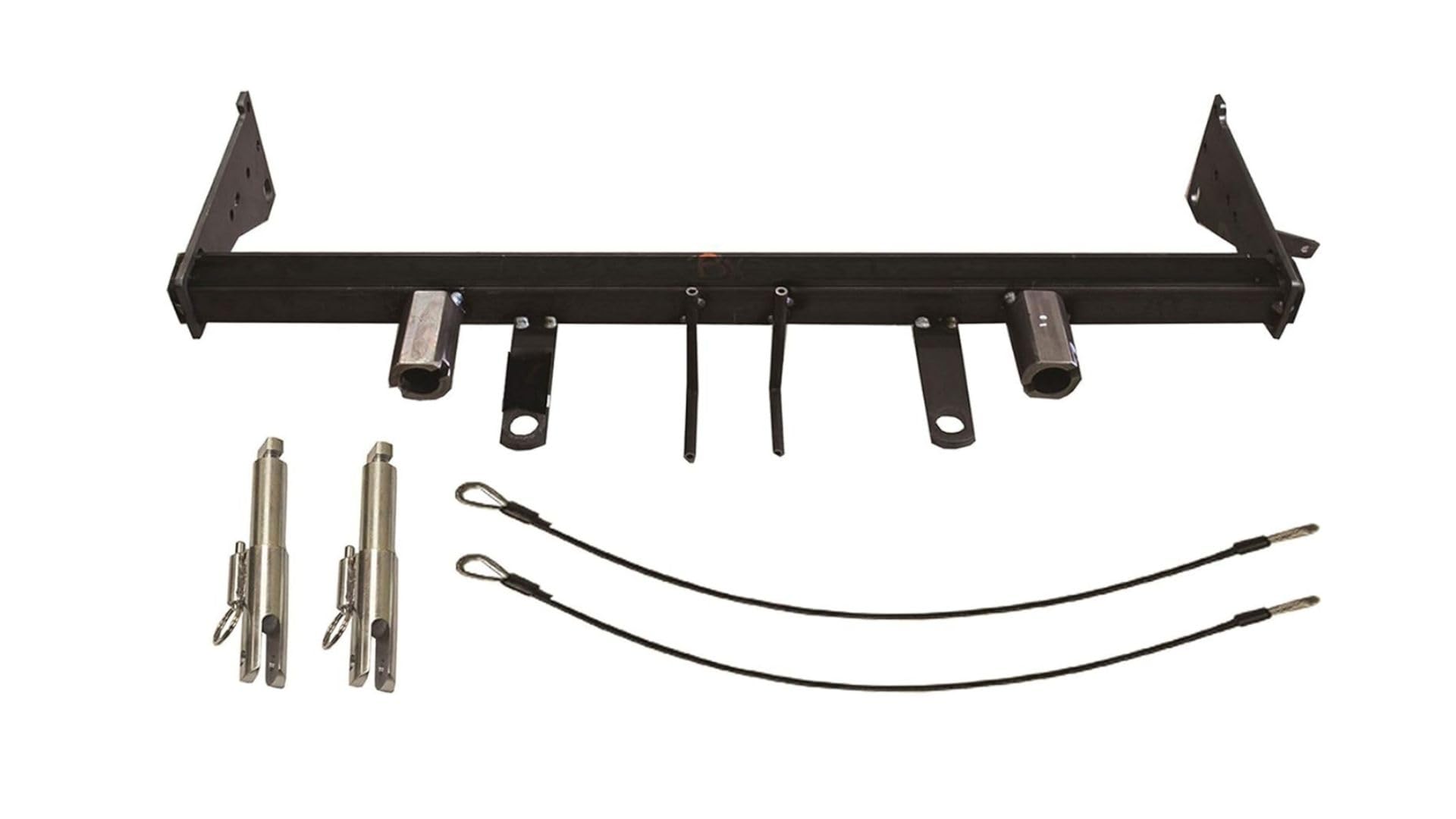 Blue Ox Ascent Tow Bar & Baseplate Combo with Coiled Electrical Cable Extension, EZ Light Wiring & Patriot Flat Tow Brake fits 2014 2021 Grand Cherokee | Includes TrendsAuto Decal