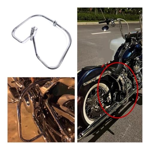 Protection sacoche arrière barre sécurité Softail Springer Heritage FLSTSC FXSTS FXST