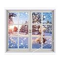 StarJungle Indoor Window Insulation Kit, Clear Window Film for Heat and Cold (5 Windows (62x210 in))