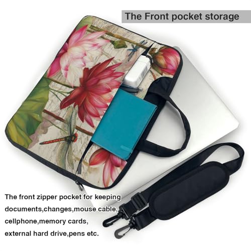 Maletín para laptop 14 pulgadas impermeable con asas miniatura 6