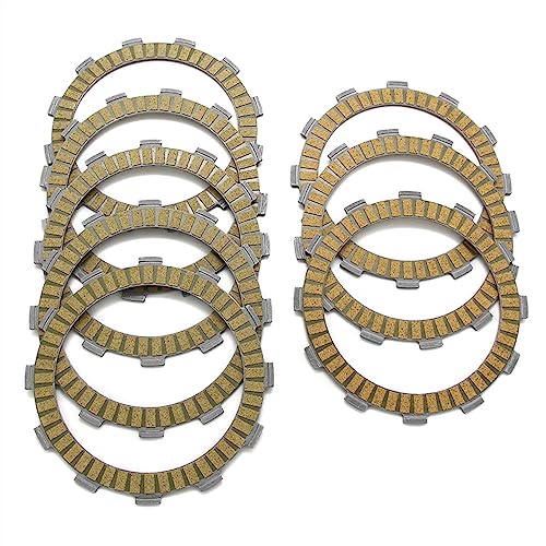 HFMXZHI Kupplungsreibscheiben Motorrad-Kupplungs-Reibscheiben-Platten-Set Für Suzuki XF650 Freewind 1997–2000 2001 2002 DR800 1990–1995 1996 1997