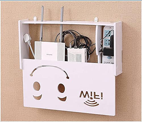 Support de stockage DVD et décodeur TV avec boîte de finition cache-câbles - 4