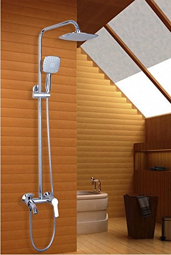 Robinet de douche mural Gowe pour remplacer votre vieux mitigeur avec un spray de 20,3 cm