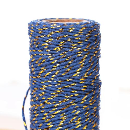 VICIYOO 50 m 1,5 mm Cordoncini Avvolgenti Nastro Spago Corda Matrimonio Compleanno Natale Festa Forniture Pacco Corda Avvolgente