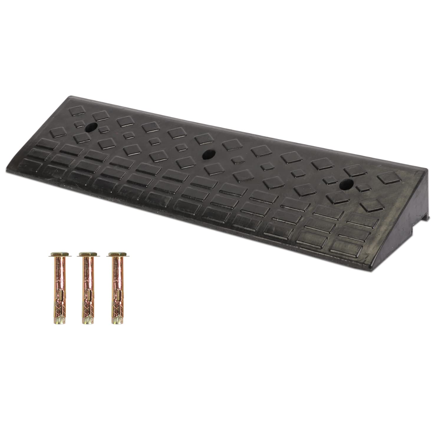 Buy tonchean Rubber Kerb Ramp 100*25*10cm Wheelchair Ramp Extra Long