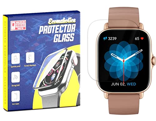 Ecomaholics (4 Pcs Military Grade Smartwatch Smart Watch Flexible Tpu Screen Protector Designed For Fitvii H56 Fitness Tracker 1.7Inches Hd Clear Film #TOP9