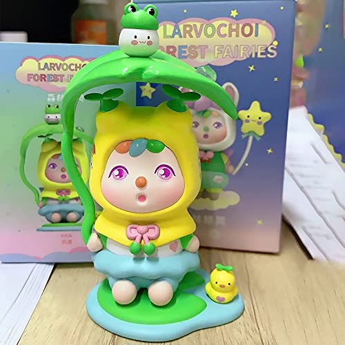 Aven Rabbit Larvochoi Forest Fairies Series Mystery Box Toy Figure Action Blind Box Cute Popular Collectible Toys Girl Birthday Party Gift Christmas Toy Room Desktop Decoration (4 Pack) #TOP6