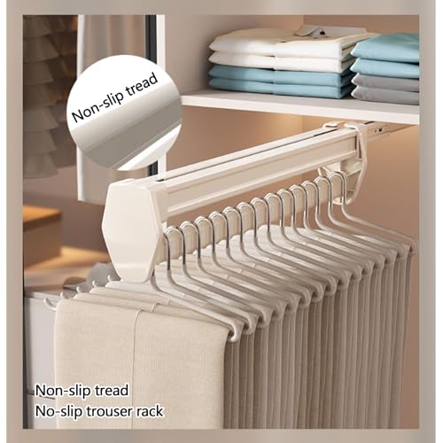 Tringle cintres extensible pour placard profond et gain de place - 6
