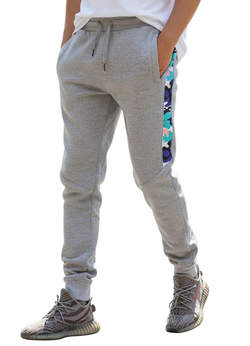 SCREENSHOT Mens Premium Hip Hop Fashion Pockets Fleece Pants