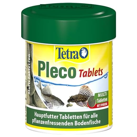 Tetra Pleco Tablets - Alimento Rico En Nutrientes Para Peces De Fondo Herbívoros, Lata Con 120 Pastillas
