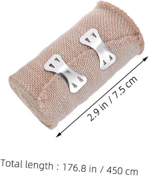 8pcs Elastic Compression Bandages with High Stretch Spandex Fabric for Sports Support Breathable Wraps for Arms Legs Ankles Knees Elastic Bandage for Sprains Strains Swelling