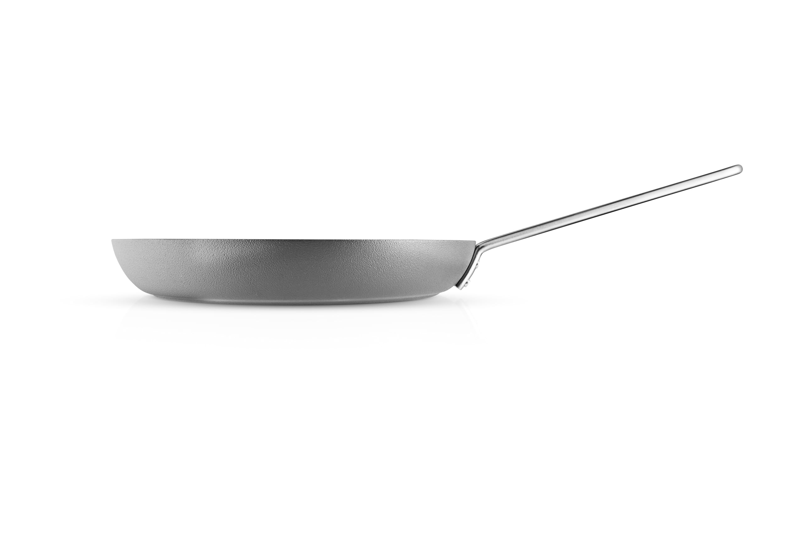 Eva Trio patelnia Grey Line 28 cm, ceramiczna powłoka zapobiegająca przywieraniu Slip-Let®, łatwe i efektywne przygotowanie, idealna do wszystkiego, od chrupiących skórek po delikatne składniki, szara