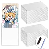 【60枚セット】トップローダー カードホルダー トレカ用 カードローダー 硬質ケース 硬質 カードケース ローダー ハード キズ防止 収納 保管 PVC素材 超透明 クリアホワイト