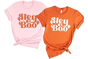 Hey Boo Halloween Shirts for Women 2022