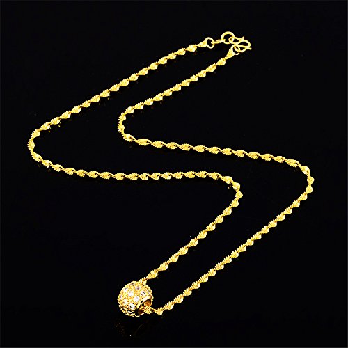 Colgante de oro de 24k para hombre accesorio diario de la suerte para la oficina 2