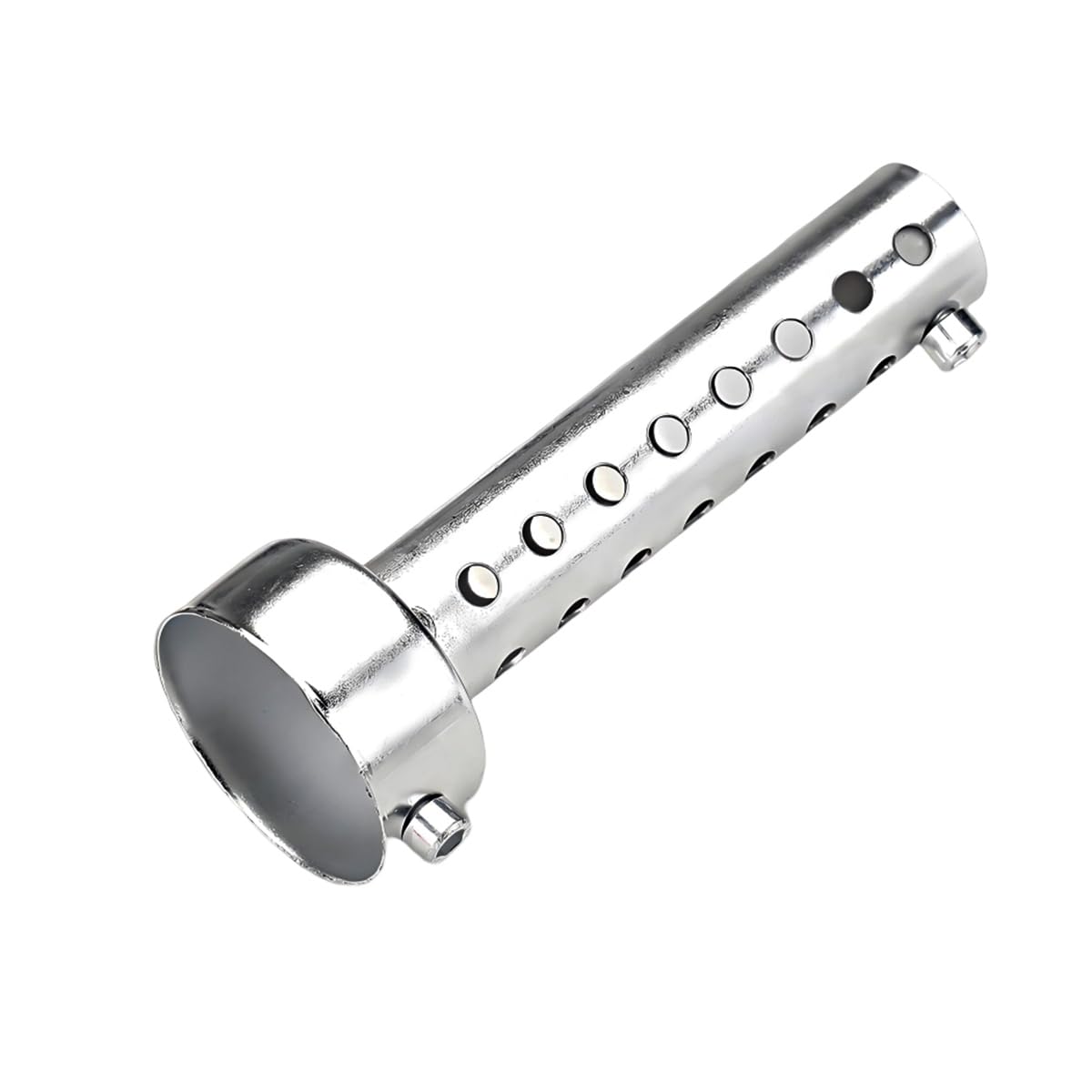 Wevdn Motorcycle Exhaust Silencer, Stainless Steel Motorcycle Exhaust Muffler Insert, Exhaust Muffler Assembly Turbo Sound Muffler for Motorbike,