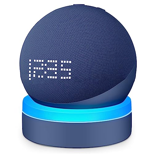 Design speciale: base e montaggio a parete doppio in uno appositamente progettato per Amazon Echo dot 4/Echo dot 5 generazione. Installate i vostri altoparlanti sulla parete e sul piano del tavolo e godetevi ovunque nella stanza.