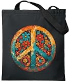 Loxato Tote Bag Aesthetic - Bolso Bandolera Mujer con Cremallera - Bolsa Mujer Grande 37x42cm - Tote Bag Tela Oxford Impermeable - Bolsos para Universitarias