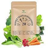 Heirloom Vegetable Seeds, All Organic 6900+ Seeds Kit, 20 Varieties Vegetable Seeds for Planting Hom