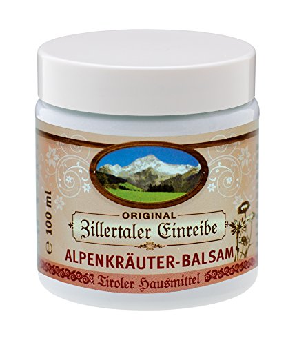 Zillertaler Einreibe Bálsamo de hierbas alpinas, 100 ml