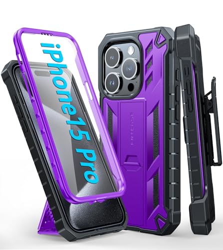 Coque iPhone 15 Pro antichoc pour éviter les bris d'écran avec étui clip