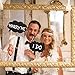 BESTOYARD Pizarras Señales de Mensajes DIY DIY Photocall Photo Booth Props Divertido...