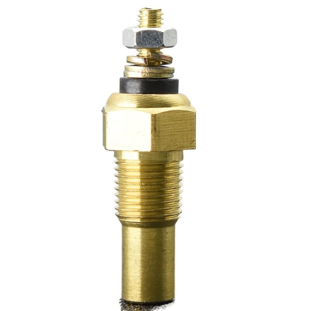 Engine Temperature Sensor for Sensor Universal Car Truck Water Temp Temperature Sensor 1/8 NPT Sender Sending Unit Sensor Brass 40-140C for Racing Car Meter