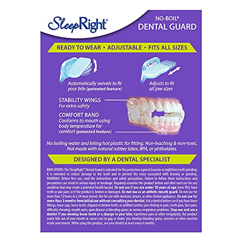Sleepright Dura-Comfort Dental Guard – Mouth Guard To Prevent Teeth Grinding #TOP2
