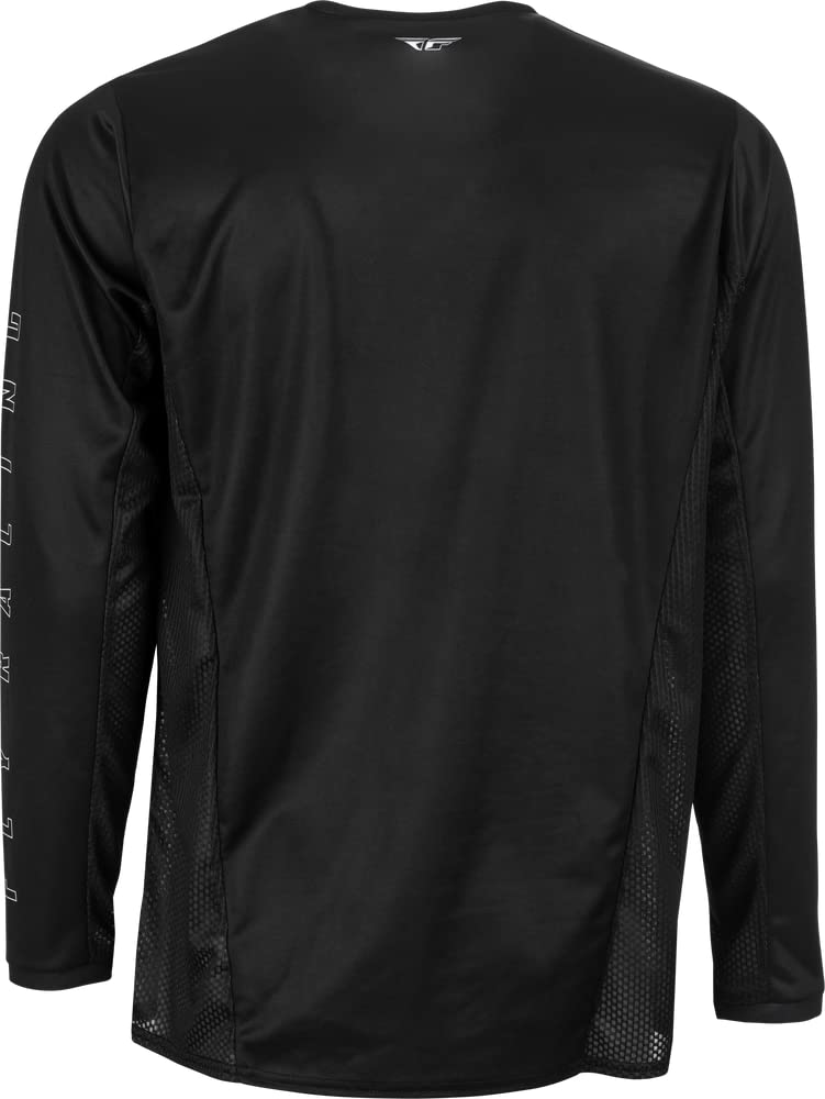 Fly Racing Radium Riding Jersey (Black/White, Medium)