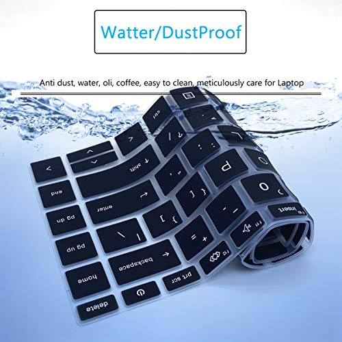 Image of MUBUY-GOL Keyboard Cover For 14 inch HP Elitebook 840 845 G7 G8 2022 2021 2020 New Notebook PC Model Accessories Keyboard Protective Skin (Not Fit New 840 845 G9 G10)-Black