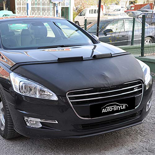 Protector de capó Autostyle 0679 negro: adiós a las picaduras de piedra 3