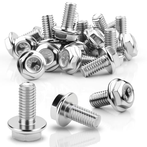 20 Pcs M6 Bolt M6x20mm Bolt 304 Stainless Steel Bolts Hex Screws ...
